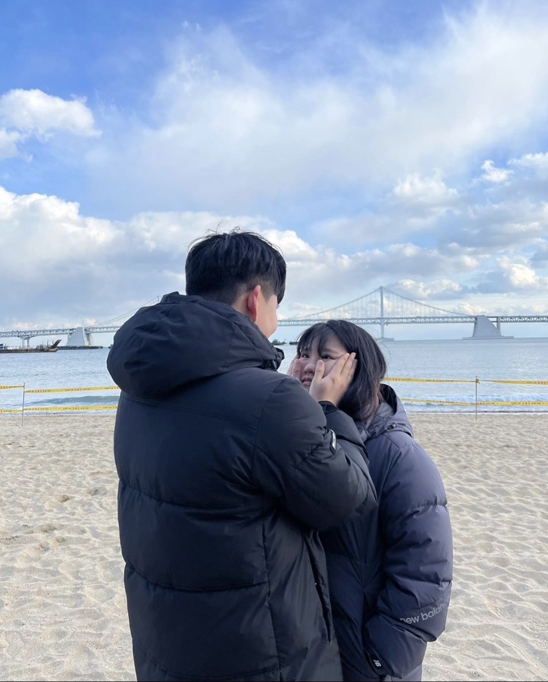광안리에서 찍은 사진