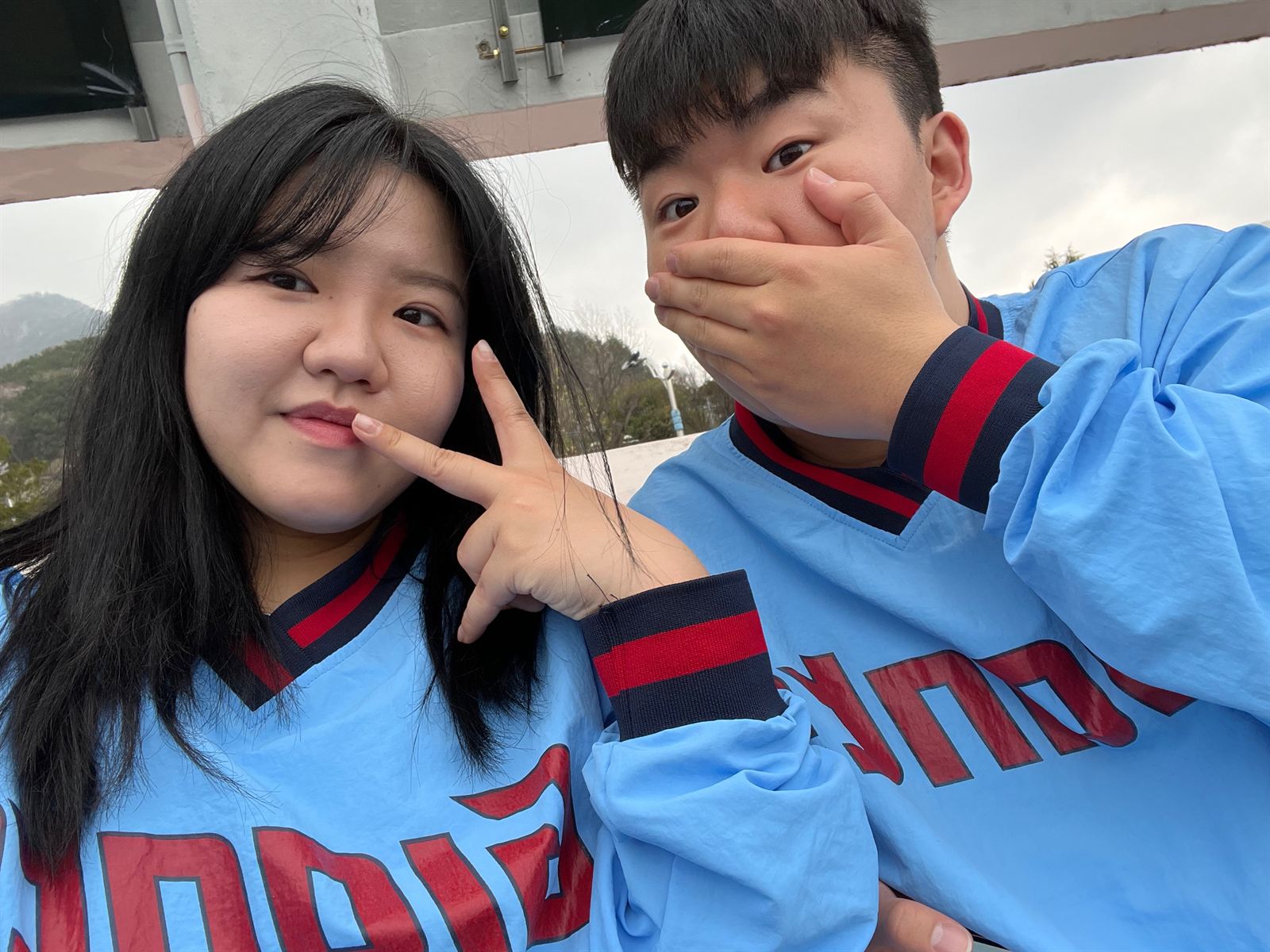 같이 찍은 사진
